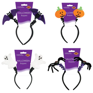 Collection of SIX (6) Halloween Headbands