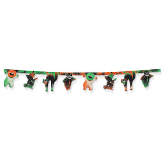 Vintage Halloween Diecut Streamer Banner