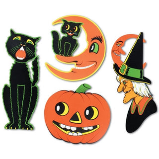 Halloween Large Cutouts Set of 4
