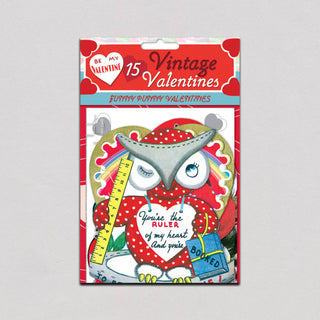 Vintage Valentines Cards, Pack of 15