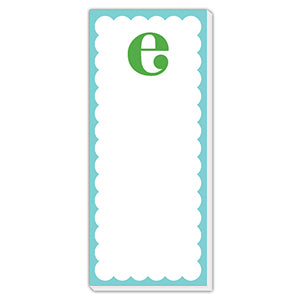 Monogram Single Letter List Pad