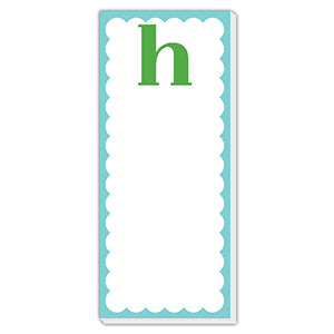 Monogram Single Letter List Pad