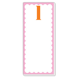 Monogram Single Letter List Pad