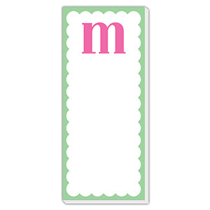Monogram Single Letter List Pad