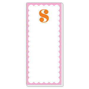 Monogram Single Letter List Pad