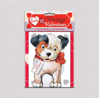 Vintage Valentines Cards, Pack of 15