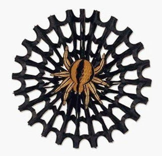 Halloween Tissue Honeycomb Spider Web with Spider