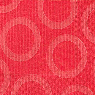 Beverage Napkins, Contemporary Circle Dots, Red