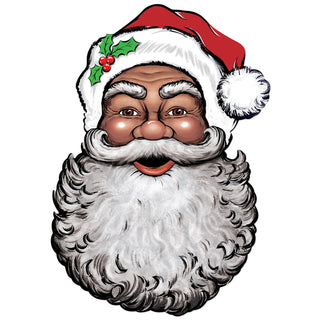 Santa Face Cutout