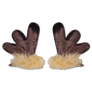 Reindeer Antler Hair Clips