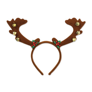 Reindeer Antlers w/Bells