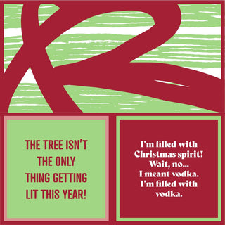 Cocktail Napkins, Christmas Spirit