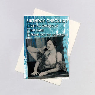 Checklist - Birthday Card