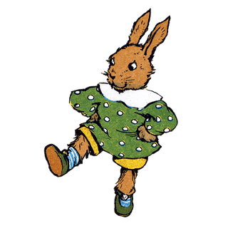 Easter Rabbit - Holiday Sticker Box
