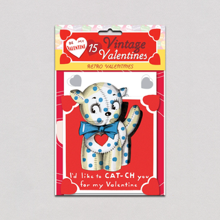 Vintage Valentines Cards, Pack of 15
