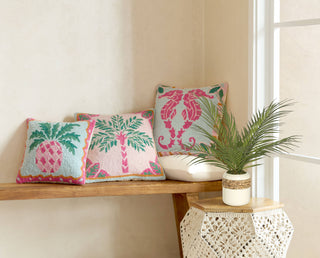 Preppy Pineapple Hook Pillow