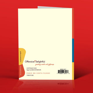 HOT SENIOR birthday card