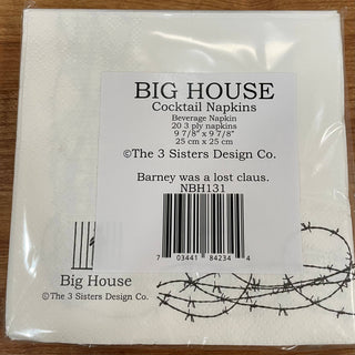 Cocktail Napkins, Barney was a lost Claus.
