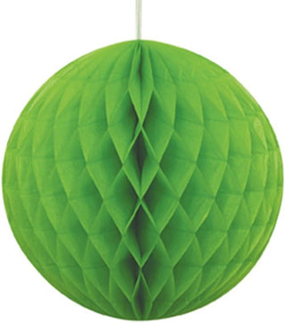 Honeycomb Tissue Ball, 12" Lime Green