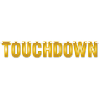Football, Touchdown Letter Banner