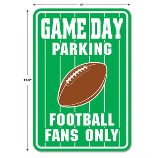 Game Day Parking Sign