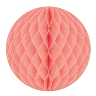 Honeycomb Tissue Ball, 12" Rose or Blush Pink