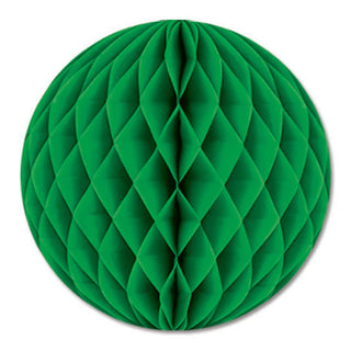 Honeycomb Tissue Ball, 12" Green