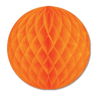 Honeycomb Tissue Ball, 12" Orange