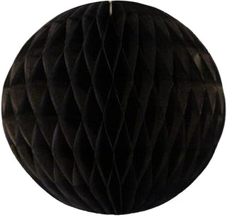 Honeycomb Tissue Ball, 12" Black