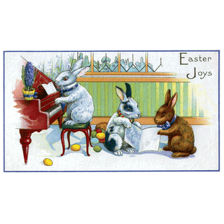 Easter Rabbit - Holiday Sticker Box
