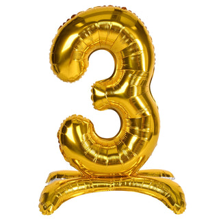 Self Standing Mylar Balloon Number "3"