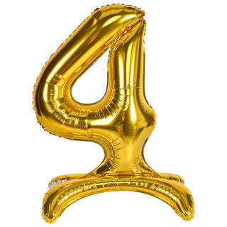 Self Standing Mylar Balloon Number "4"