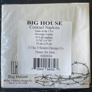 Cocktail Napkins, Penny for your thoughts...