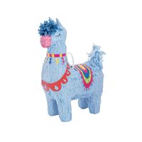 Mini Blue Llama Pinata favor decoration