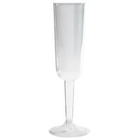 Premier Stylz Brand Clear Plastic Champagne Flutes 7oz  4ct