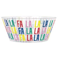 Vibrant Christmas Plastic Serving Bowl