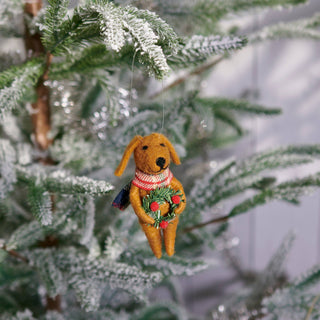 Ornament Wreath Dog Critter