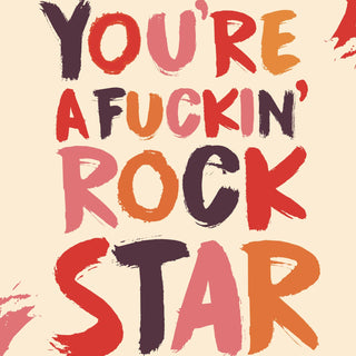 You're A Rock Star Card