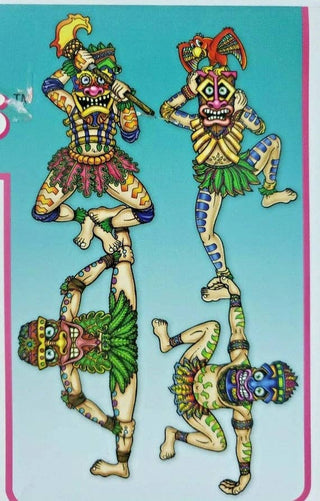4 pc. 15" Luau Tiki Man Link Mates
