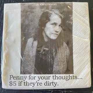 Cocktail Napkins, Penny for your thoughts...
