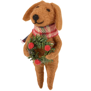 Ornament Wreath Dog Critter