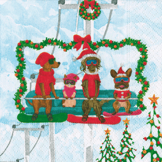 Cocktail Napkins, Caspari Alpine Pets