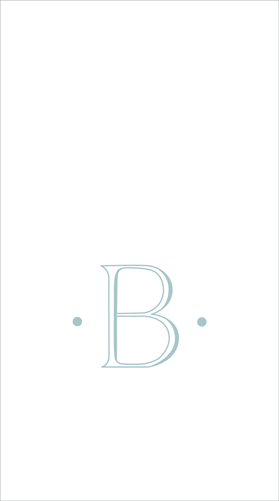 Paper Guest Towels, Linen Feel Single Monogram Caspari