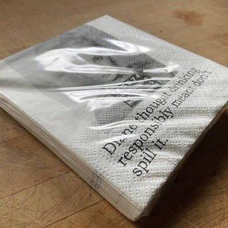 Cocktail Napkins, Diane thought drinking...