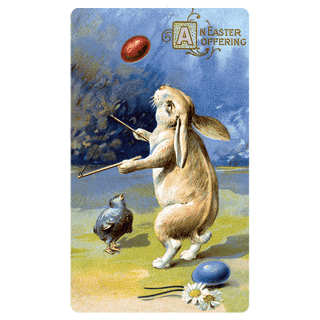 Easter Rabbit - Holiday Sticker Box