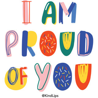 50 Self Affirmation Sticky Notes | Encouraging Gift Set