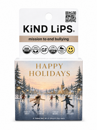Organic Lip Balm Variety 4 Pack | Holiday Gift Set