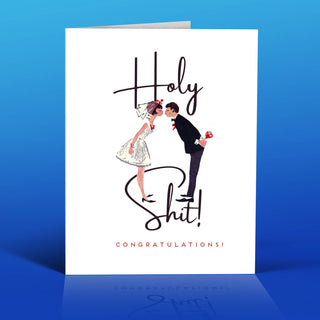 HOLY SHIT! wedding card