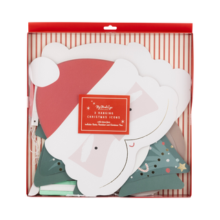 Christmas Hanging Fan Decor Set