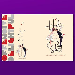 HOLY SHIT! wedding card